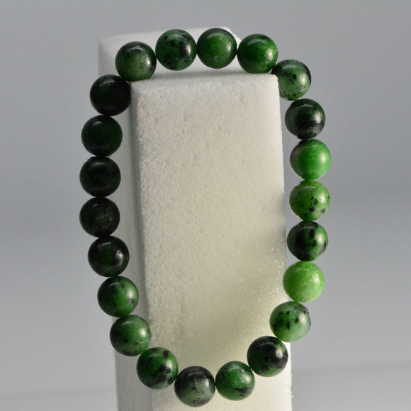 Zoisite Bracelet - Stretch Bracelet Gemstones - Picture 5 of 5
